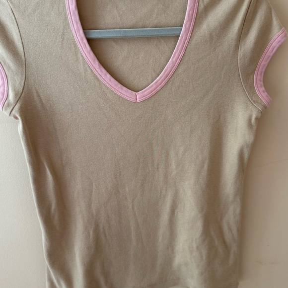 GAP y2K babydoll ringer t shirt size Medium - Picture 2 of 9